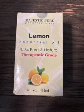 Majestic Lemon Essential Oil - 4 fl. oz. - Natural Therapeutic Grade